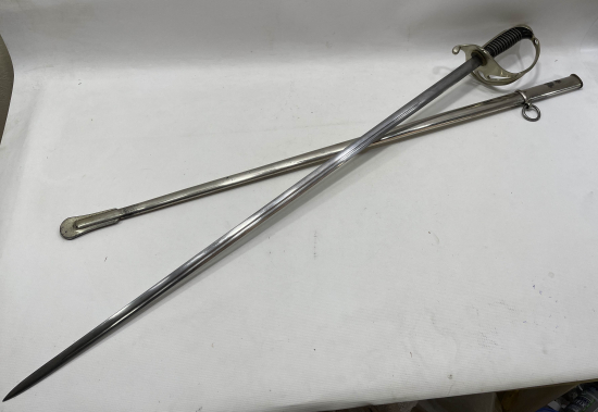 OSMANLI DÖNEMİ ÇİL KONDİSYONDA ÇOK NADİR SÜVARİ SUBAY KILICI