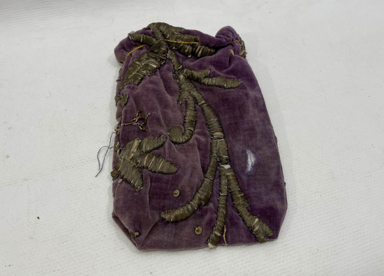 OSMANLI DÖNEMİ SIRMA İŞÇİLİKLİ KESE