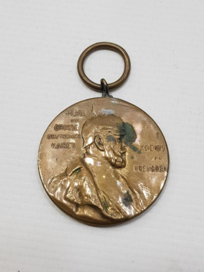 1897 TARİHLİ ALMAN İMPARATORU KAISER WILHELM MADALYASI