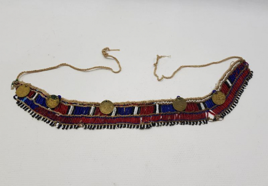 OSMANLI DÖNEMİ BONCUK İŞİ KADIN ALINLIĞI