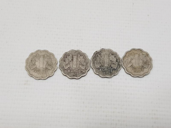 1938-1939-1940-1941 TARİHLİ 1 KURUŞLAR