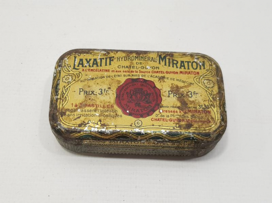 OSMANLI DÖNEMİ BOĞAZ PASTİLİ İLAÇ KUTUSU