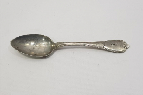 OSMANLICA YADİGARIM YAZILI ALPAKA KAŞIK 