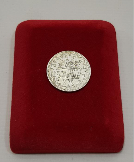 SULTAN ABDÜLHAMİD HAN DÖNEMİ GÜMÜŞ 5 KURUŞ MECİDİYE