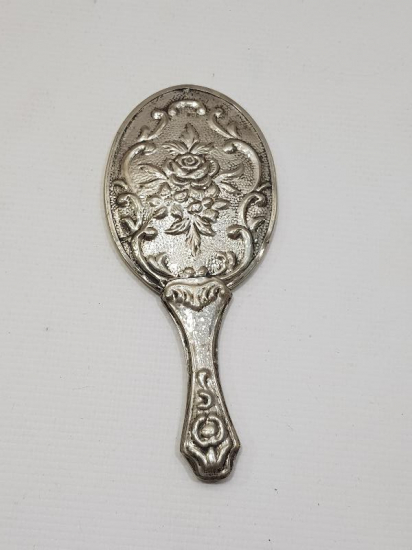 ANTİKA GÜMÜŞ EL AYNASI