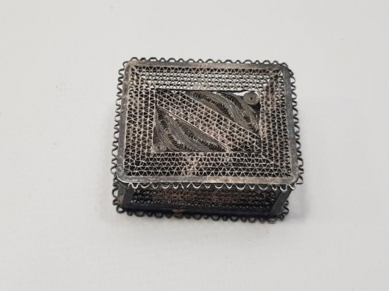 ANTİKA TELKARİ GÜMÜŞ KİBRİTLİK