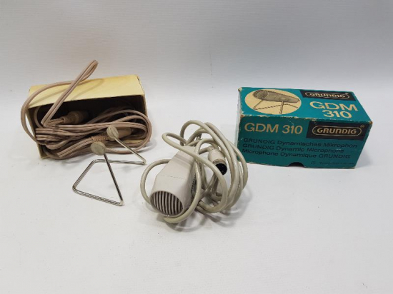 KUTUSUNDA ANTİKA GRUNDIG MARKA MİKROFON