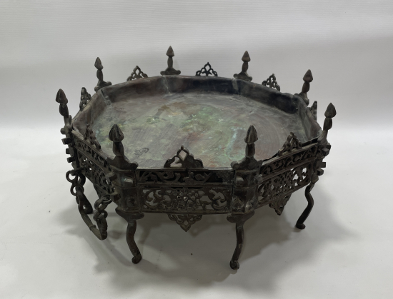 OSMANLI DÖNEMİ BRONZDAN MAMUL ÇOK NADİR KAHVE - KESTANE MANGALI