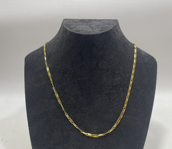 ALTIN KAPLAMA ANTİKA KOLYE