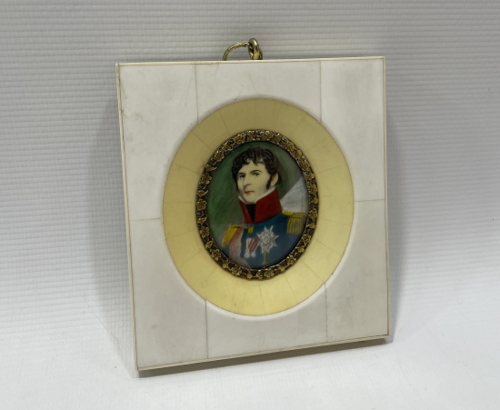 FİL DİŞİ VE EL BOYAMA  SANATÇI İMZALI ANTİKA NADİR MİNİ TABLO