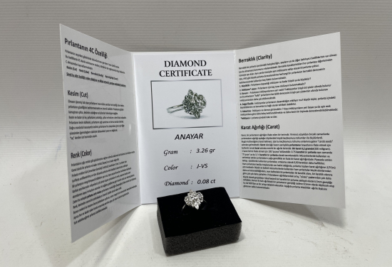 PIRLANTA TAŞLI ÖZEL YAPIM YÜZÜK