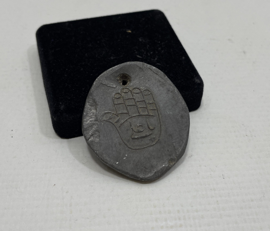 ÜZERİNDE OSMANLICA YA ALİ YAZILI OSMANLI DÖNEMİ NADİR BEKTAŞİ İŞİ KOLYE