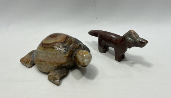 DOĞAL TAŞTAN YAPILMA 2 ADET BİBLO