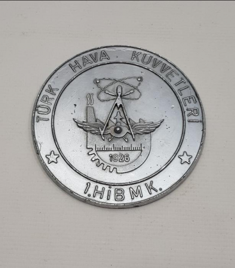 TÜRK HAVA KUVVETLERİ 1. HAVA İKMAL BAKIM MERKEZ KOMUTANLIĞI MADALYON