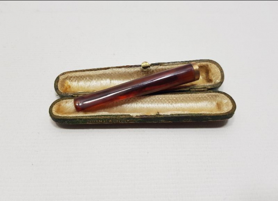 OSMANLI DÖNEMİ KUTUSUNDA KEHRİBAR AĞIZLIK 