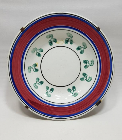 OSMANLI PAZARI İÇİN YAPILMIŞ PORSELEN TABAK 