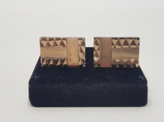 ANTİKA ALTIN KAPLAMA KOL DÜĞMELERİ 