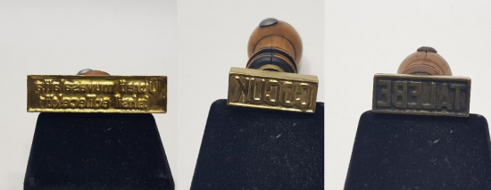 TC DEVLET DEMİRYOLLARI NADİR ÜCRET TAHSİLAT, TALEBE VE ÇOCUK YAZILI MÜHÜR LOTU