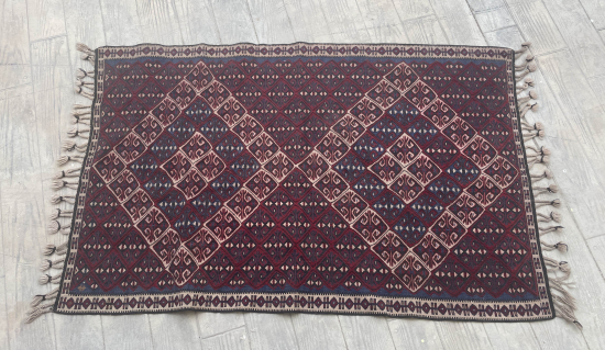 OSMANLI DÖNEMİ ERMENİ İŞİ NADİR EL DOKUMA KİLİM