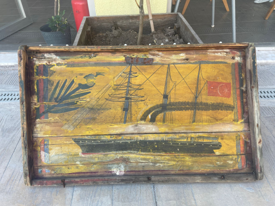 OSMANLI DÖNEMİ NADİR GEMİLİ SANDIK KAPAĞI