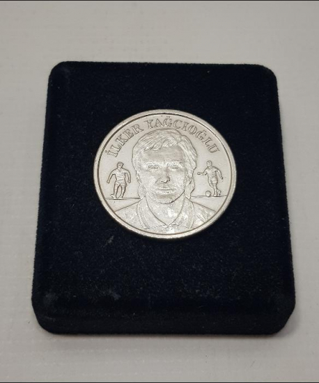 1997 SHELL ÜÇ BÜYÜKLER FUTBOL YILDIZLARI FENERBAHÇE İLKER YAĞCIOĞLU JETON