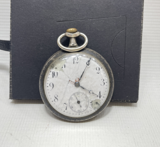 1.DÜNYA SAVAŞI DÖNEMİ SAVATLI GÜMÜŞ ASKERİ CEP SAATİ