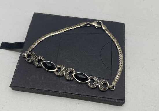 MARGAZİT VE OLTU TAŞLI GÜMÜŞ BİLEKLİK