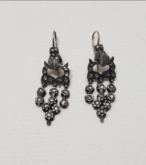 OSMANLI DÖNEMİ LEVANTEN İŞİ ELMAS KÜPE 