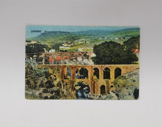 OSMANLI KARTPOSTAL: İZMİR ROMA SU KEMERLERİ