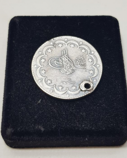 SULTAN MEHMET REŞAT DÖNEMİ GÜMÜŞ 10 KURUŞ MECİDİYE PARA