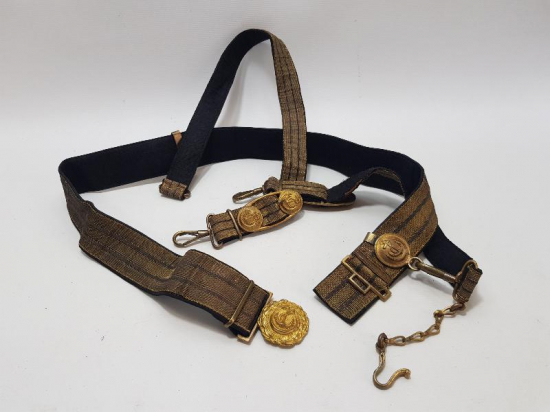 OSMANLI DÖNEMİ ÇOK NADİR DENİZCİ PAŞA KEMER TAKIMI