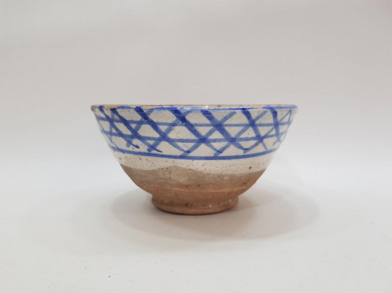 OSMANLICA ŞÜKÜR YAZILI ÇOK YAŞLI SERAMİK ÇORBA KASESİ 