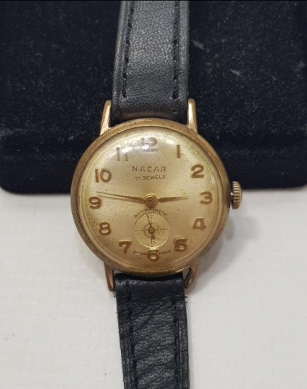 ALTIN KAPLAMA NACAR KOL SAATİ 