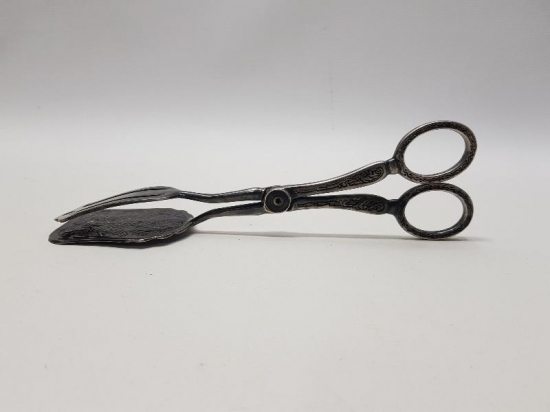 ANTİKA GÜMÜŞ KAPLAMA PASTA MAŞASI