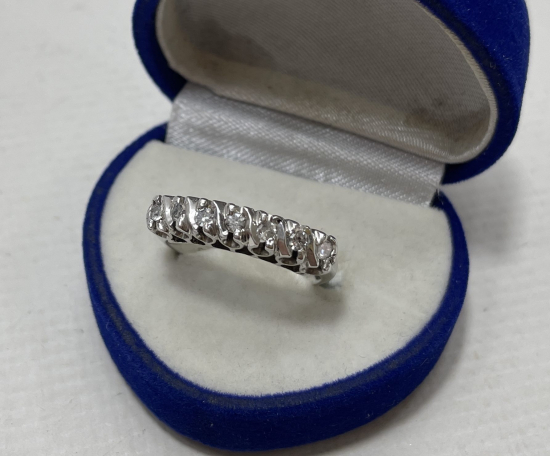 ANTİKA 7 TAŞ PIRLANTA YÜZÜK