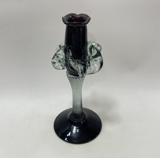 EL YAPIMI NADİR FORMDA MURANO MUMLUK