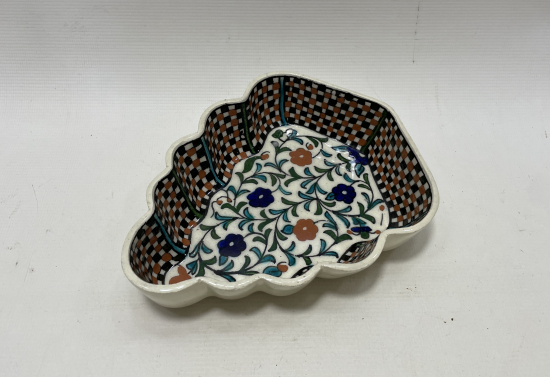 OSMANLI DÖNEMİ KUBBE FORMUNDA KÜTAHYA İŞİ İFTARİYELİK - HURMALIK