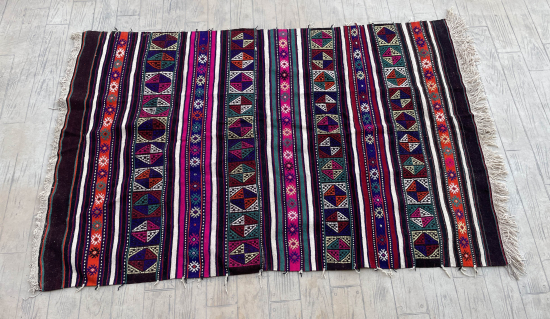 OSMANLI DÖNEMİ BÜYÜK BOY BERGAMA KOZAK YÖRESİ KİLİM