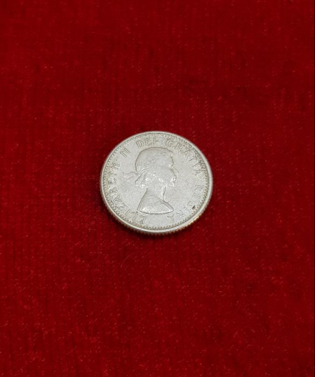 1960 KANADA GÜMÜŞ 10 CENT