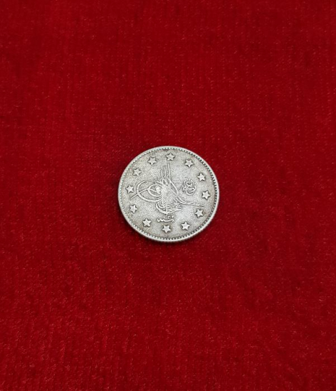 SULTAN ABDÜLHAMİD DÖNEMİ GÜMÜŞ 2 KURUŞ MECİDİYE PARA