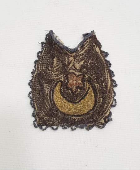 OSMANLI DÖNEMİ SUZENİ İŞÇİLİKLİ AY YILDIZLI KESE