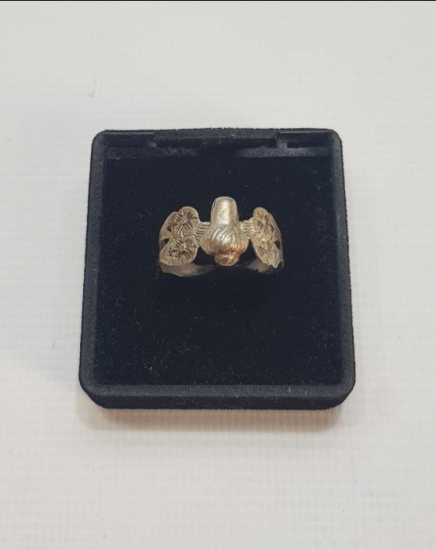 OSMANLI DÖNEMİ TEKKE İŞİ SİKKE FORMLU GÜMÜŞ YÜZÜK