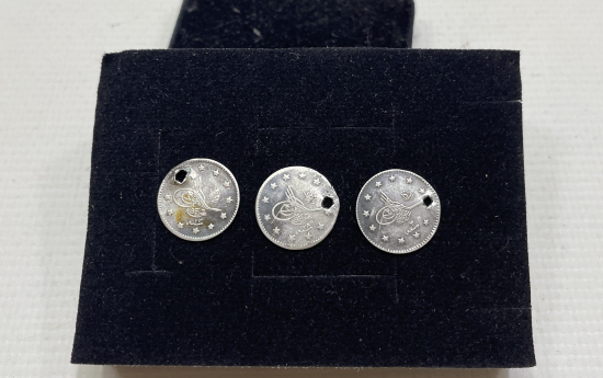 ABDÜLHAMİD VE MEHMED REŞAD HAN DÖNEMİ GÜMÜŞ 1 KURUŞ LOTU