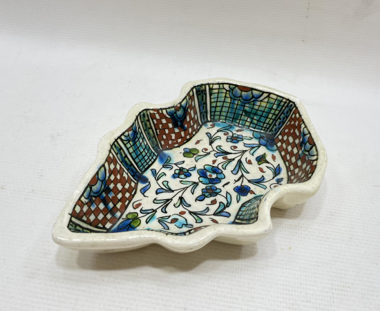 KÜTAHYA İŞİ EL BOYAMA KUBBELİ ANTİKA KÜTAHYA İFTARİYELİK - HURMALIK