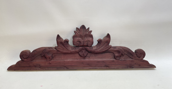 OSMANLI DÖNEMİ RUM İŞİ EL OYMA AHŞAP AYNA ÜSTLÜĞÜ