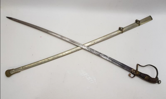 KIRKOR M. NARLIAN CONSTANTINOPLE YAZILI OSMANLI SUBAY KILICI