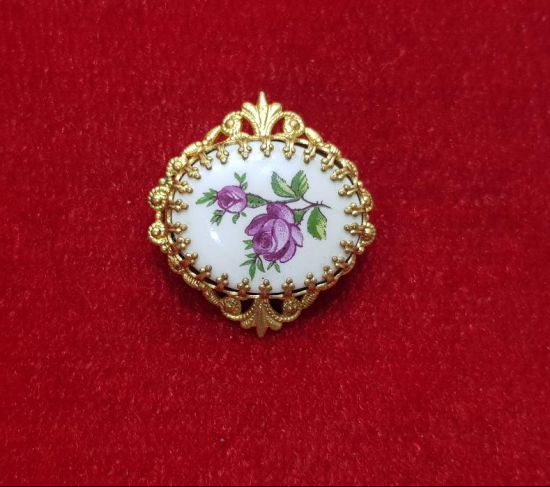 ANTİKA PORSELEN BROŞ