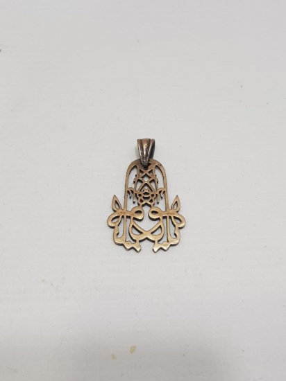 OSMANLICA EDEB YAHU YAZILI TEKKE İŞİ KOLYE UCU