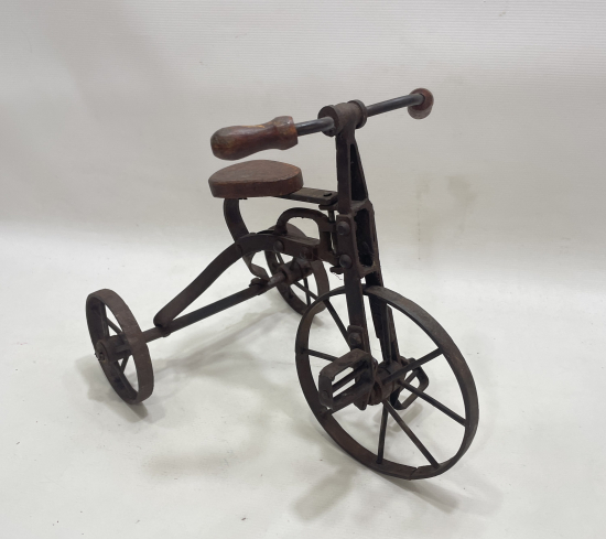 1900 BAŞLARI EL YAPIMI ÇOK NADİR MİNYATÜR BİSİKLET