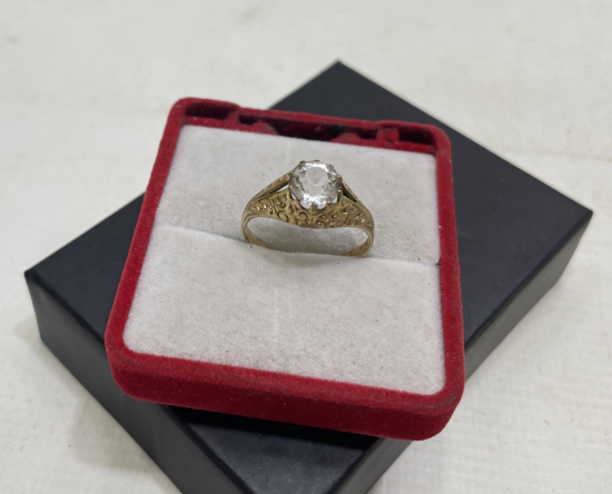 İÇİ AY YILDIZLI VE USTA DAMGALI OSMANLI DÖNEMİ ALTIN YÜZÜK